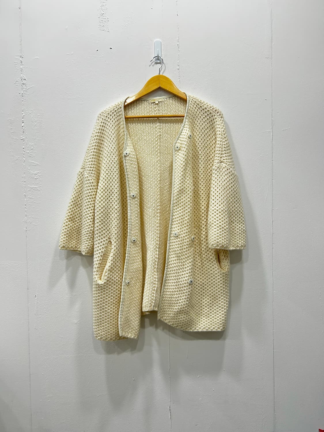 마쥬 maje 알파카 모헤어 양가죽 니트 가디건 1사이즈 상품이미지1