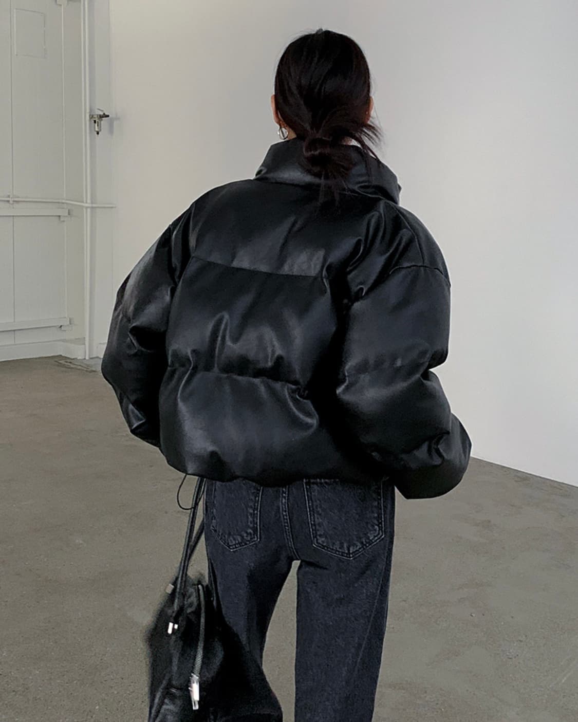 블랙업 마론디 래더패딩 블랙 상품이미지2