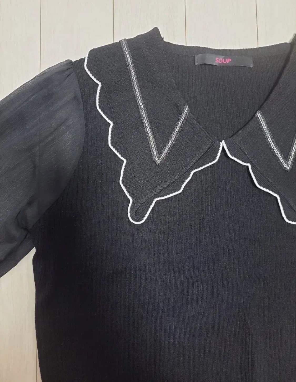 급처새상품!SOUP숲 세일러카라니트 쟈니헤잇재즈st레니본st오즈세컨st 상품이미지2