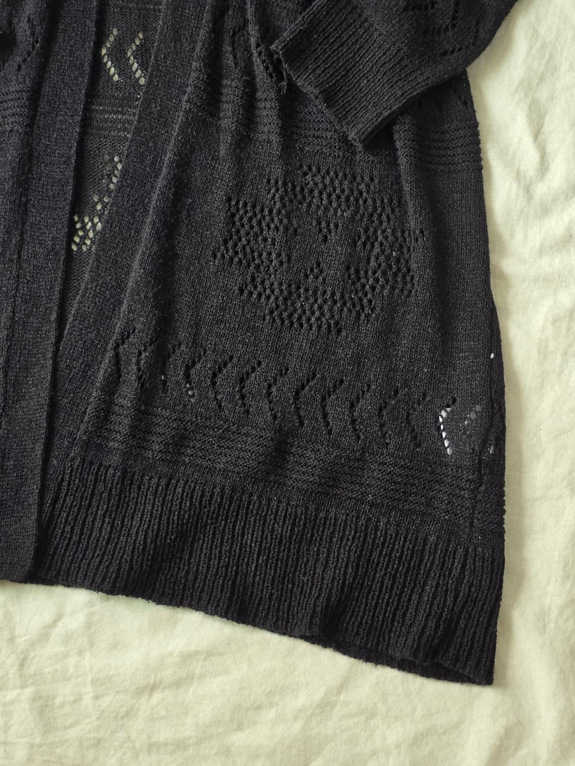 CECIL McBEE 세실맥비 펀칭 크로셰 가디건 상품이미지5