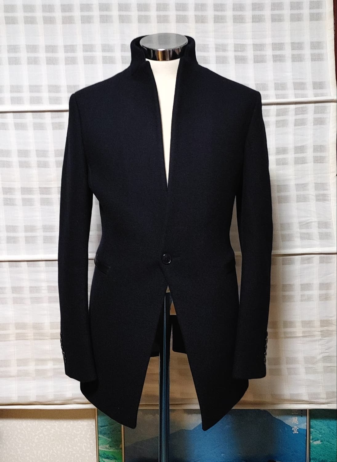 (한섬) 시스템 옴므 네이비 코트 자켓 95 / 캐시미어 블렌디드 상품이미지3