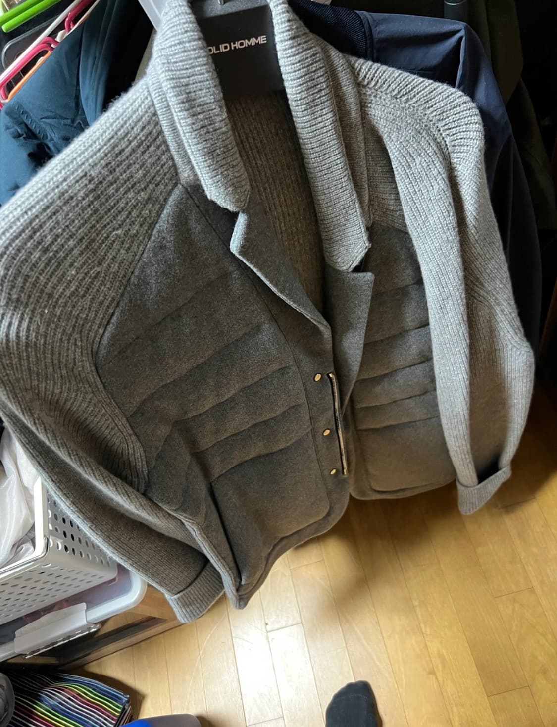 솔리드옴므 니트구스다운 상품이미지1