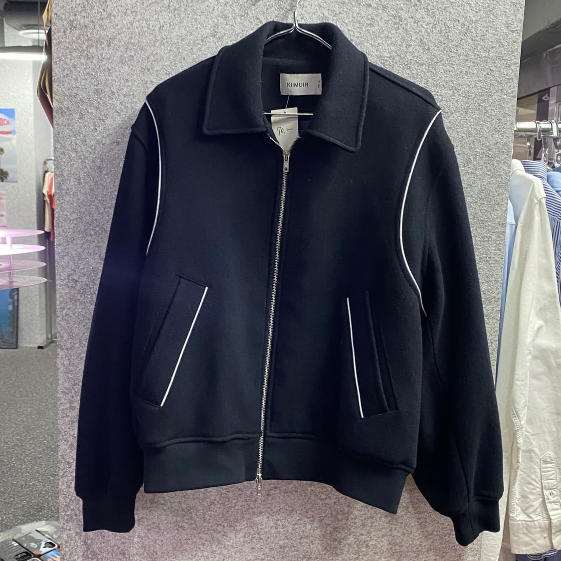 빈티지 투웨이 스웨이드 바시티자켓 B3153 상품이미지2