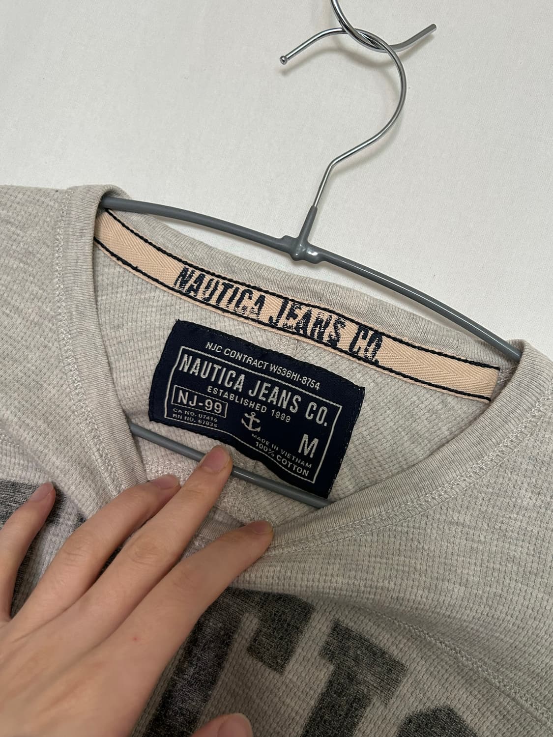 나우티카 와플 슬리브티 상품이미지2