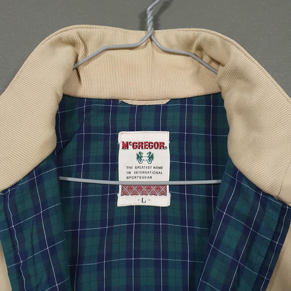 L) 맥그리거 재팬 코튼 바라쿠타 워크 스윙 헤링턴 블루종 집업 자켓 상품이미지6