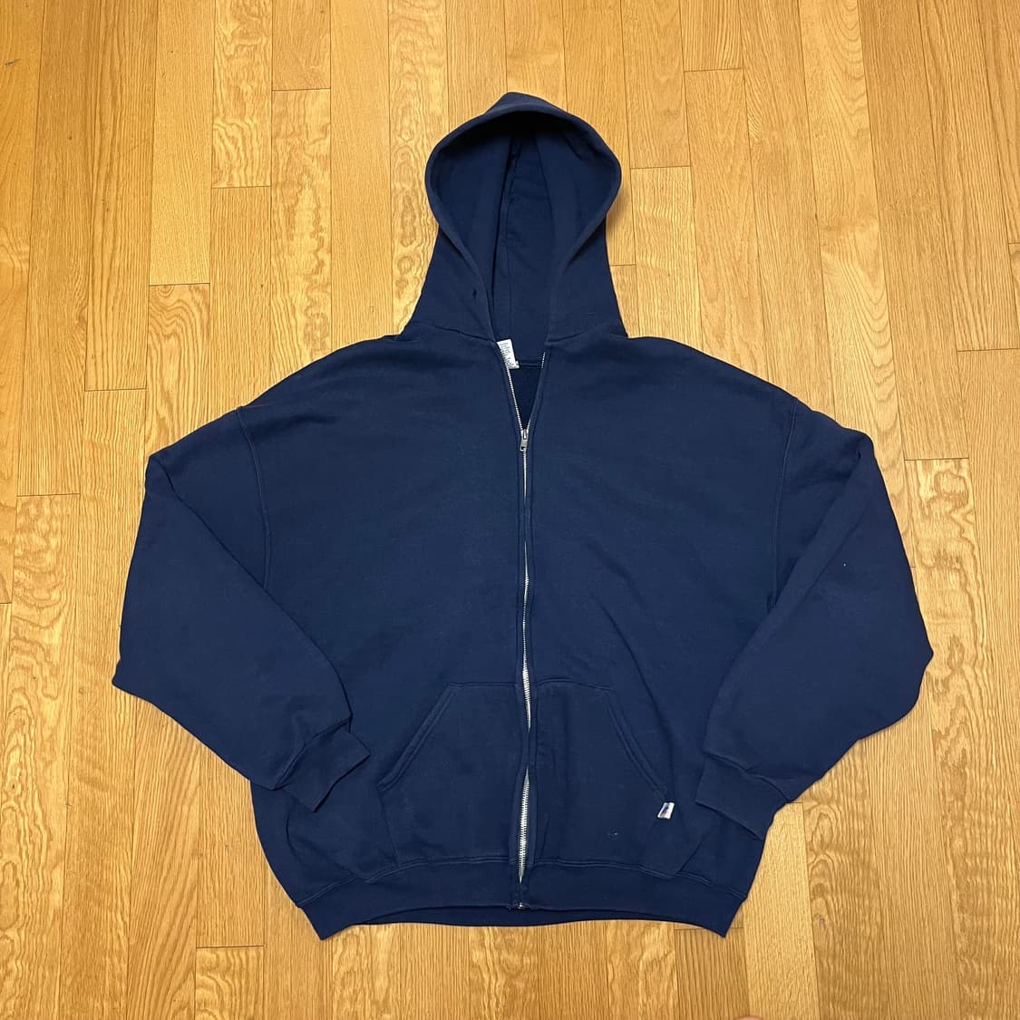 [XL] 00s 빈티지 러셀 후드집업 네이비 상품이미지2