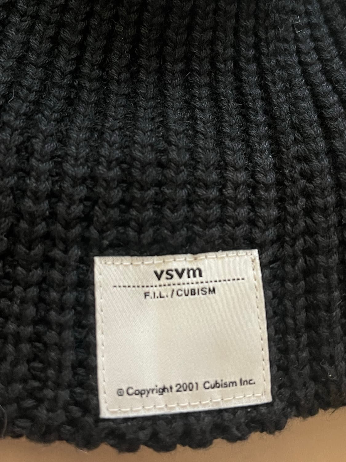 VISVIM COTTON WATCH CAP BLACK 상품이미지4