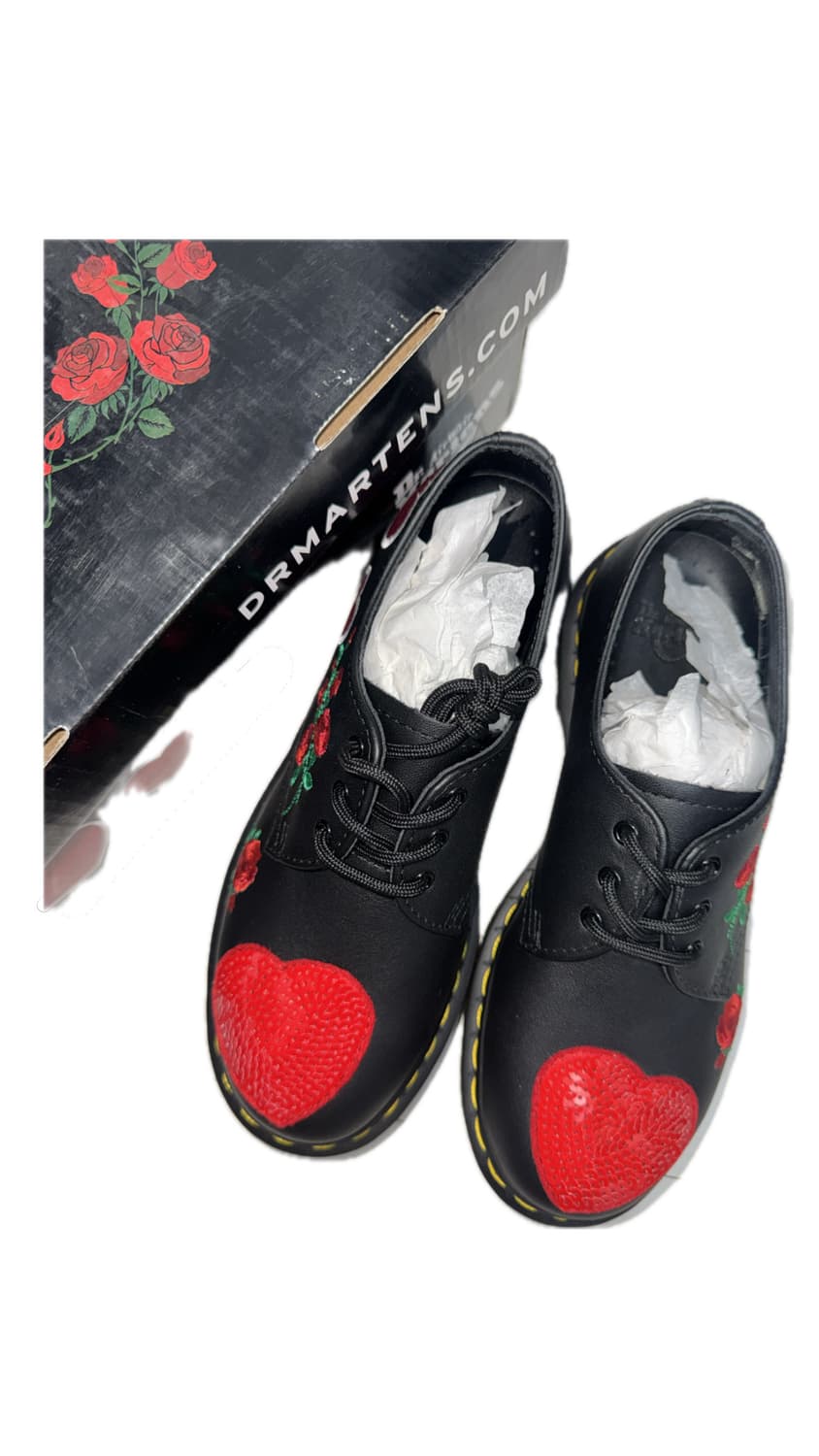 DR.MARTEN 1416 HEARTS BLACK+DM'S RED 상품이미지1