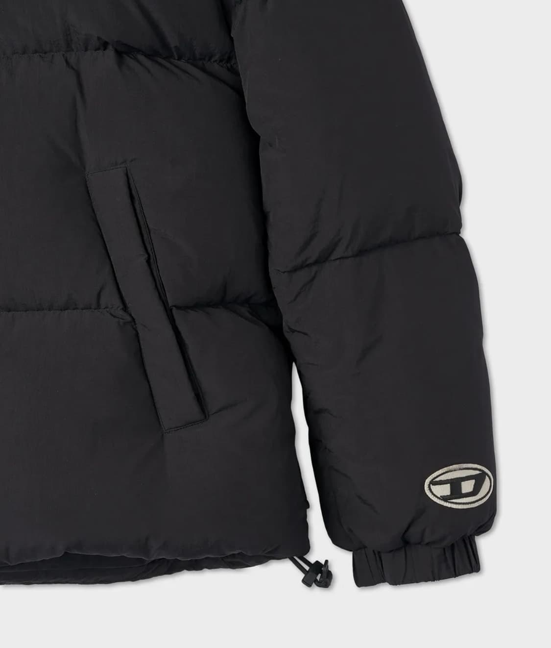 (S) 디젤 롤프 패딩 블랙 상품이미지4