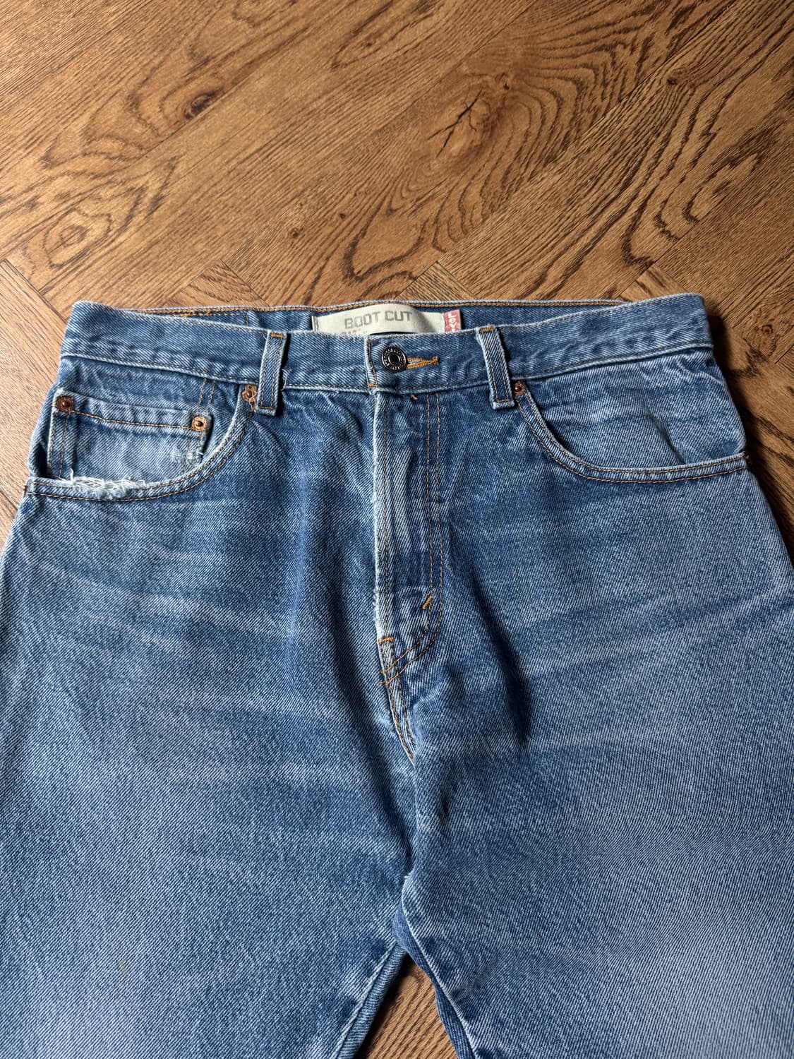 [31]00's 리바이스 517 멕시코제 빈티지 페이딩 플레어진 F40 상품이미지3