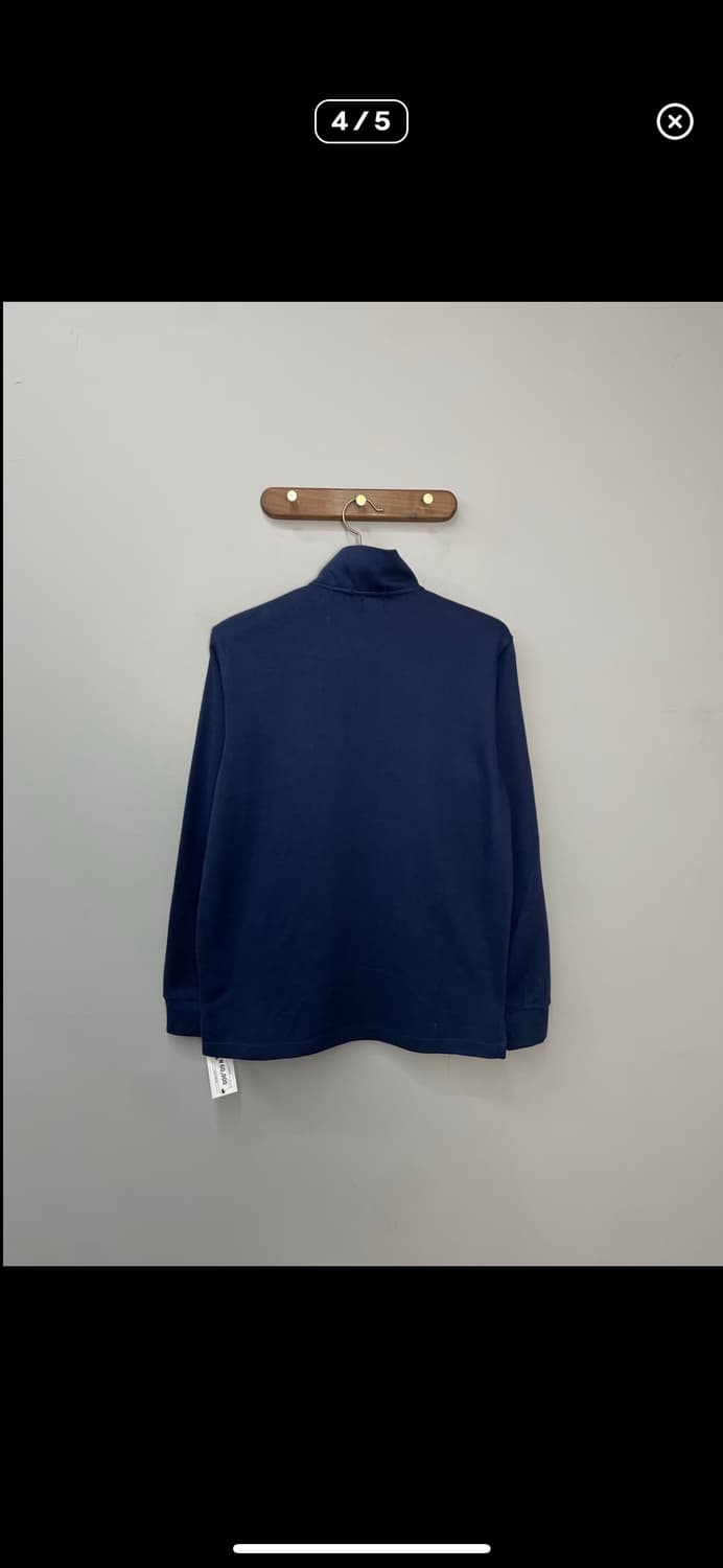 폴로랄프로렌 포니로고 네이비 반집업 니트 A3389 상품이미지4