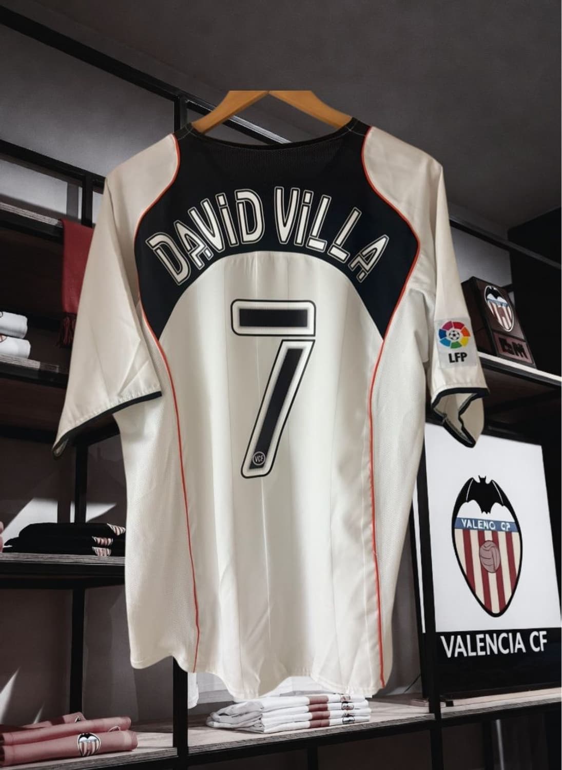 04-05 발렌시아 홈 다비드 비야 레전드 유니폼 정품 상품이미지1