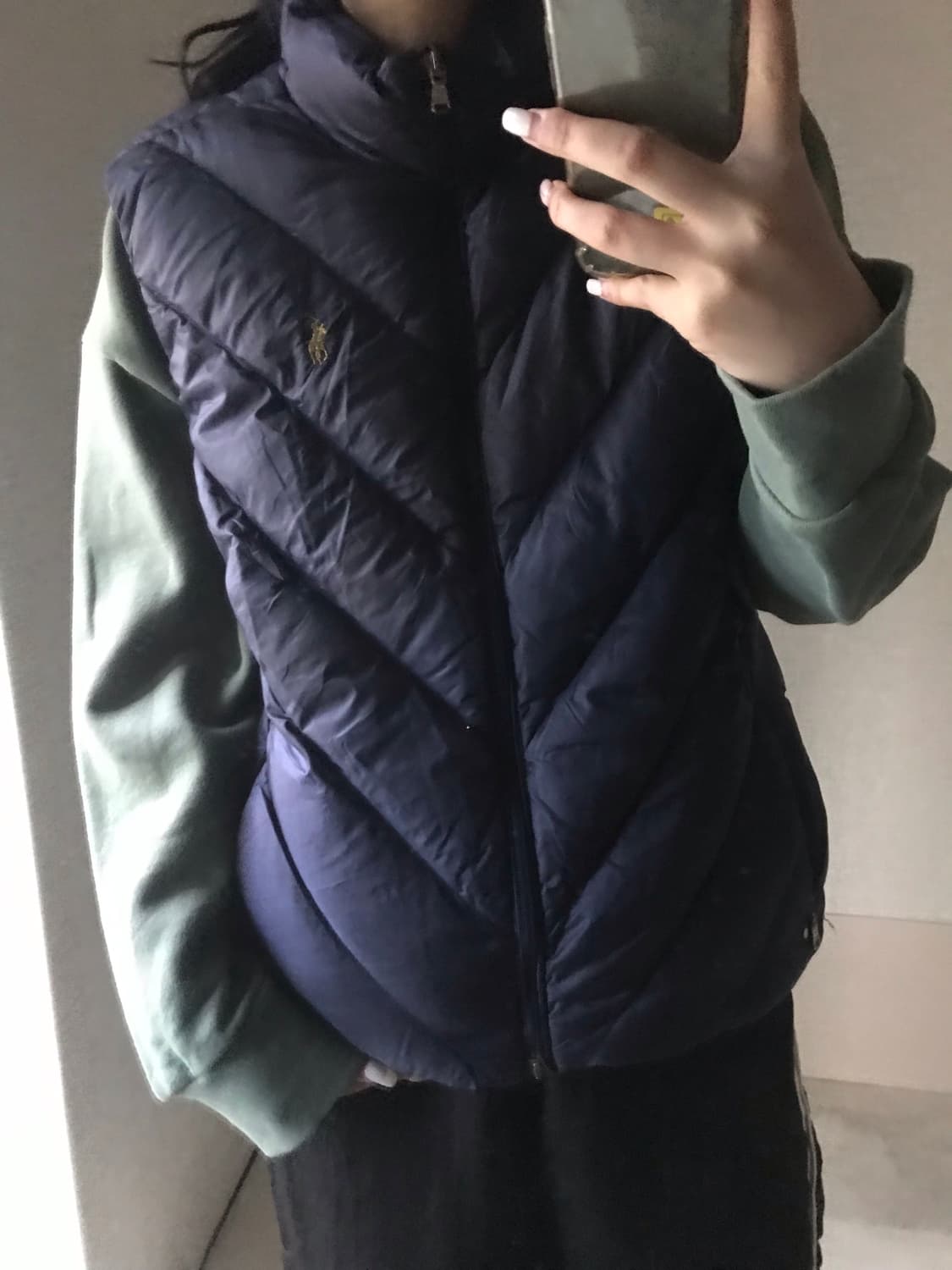 폴로 네이비 패딩조끼 상품이미지4