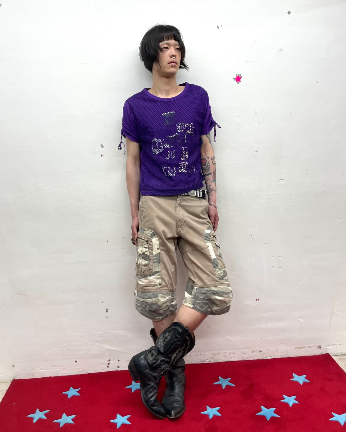Purple Layering Strap T-Shirt 상품이미지8