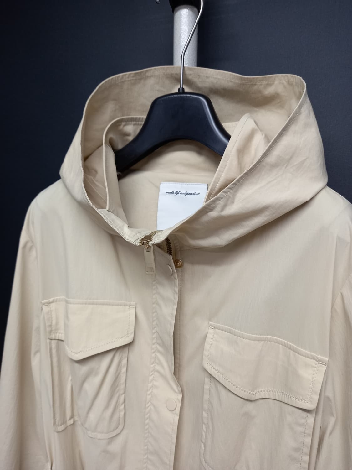 새 에고이스트 춘추 홀겹 트렌치코트 66.77 상품이미지5