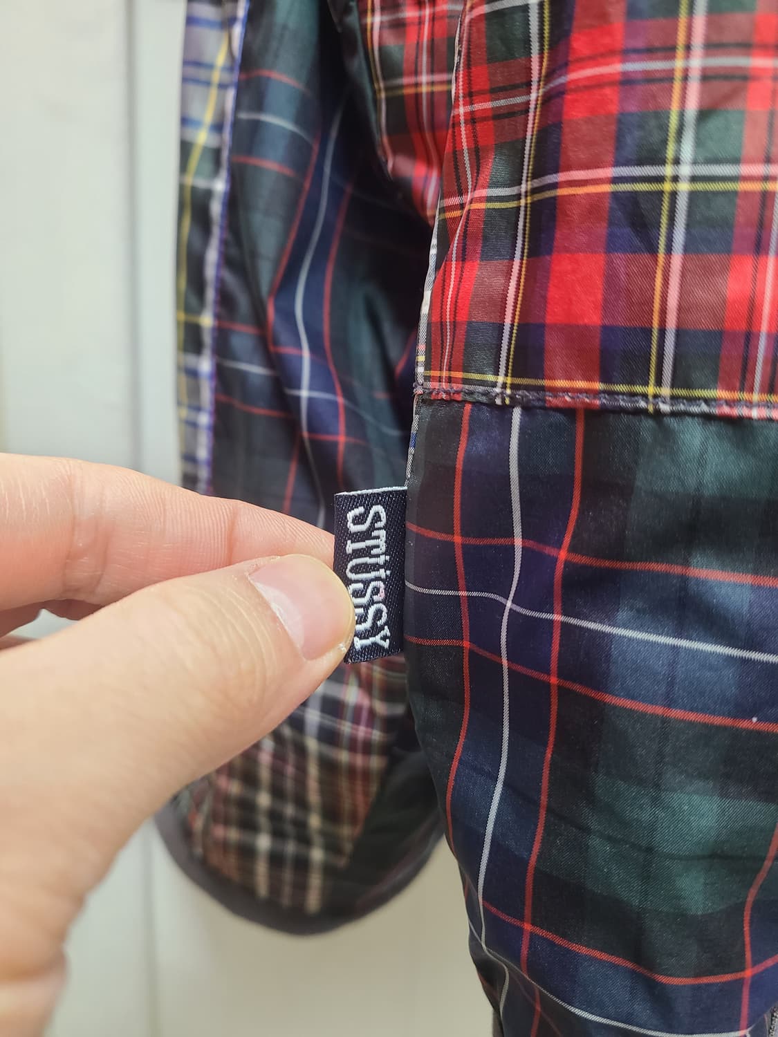 스투시 00s 패치워크 양면 후리스 상품이미지2