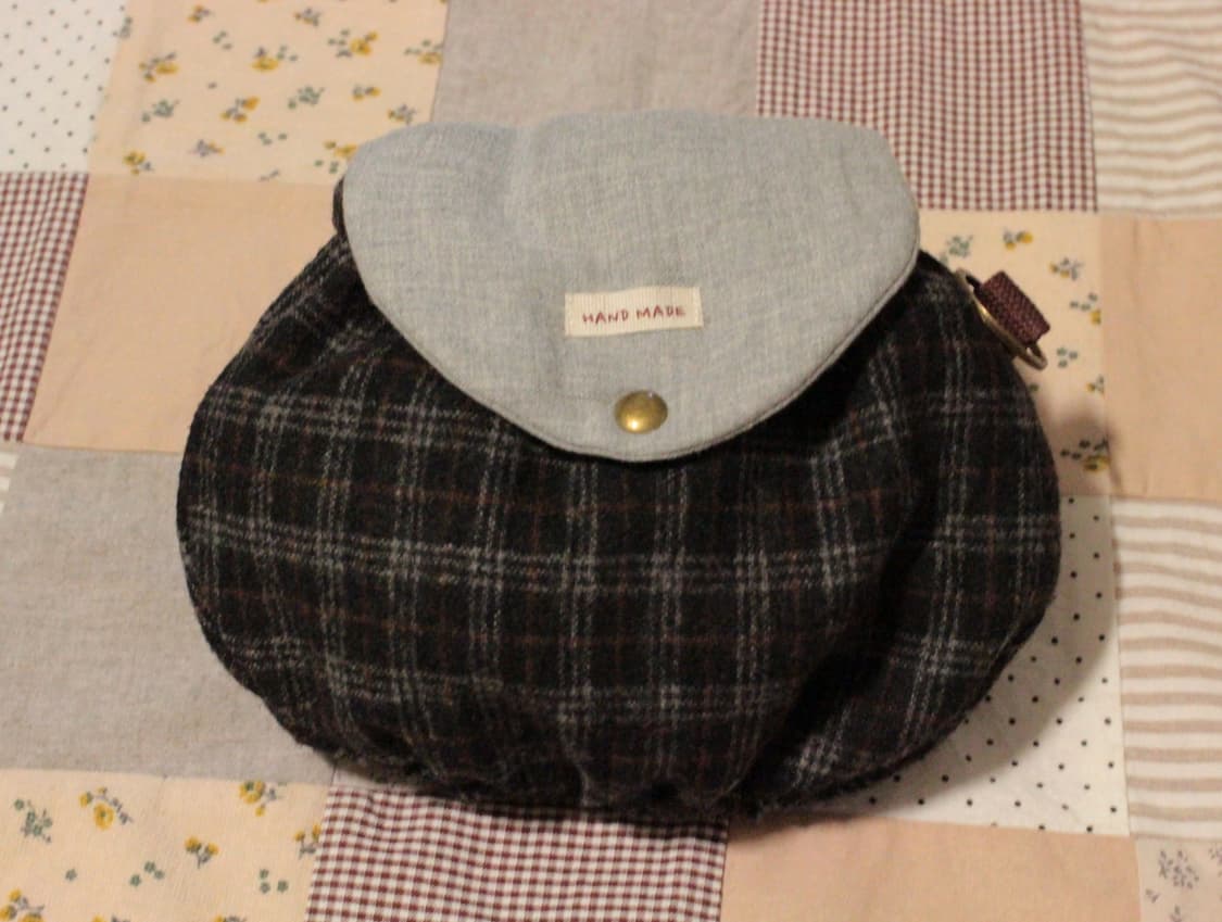 핸드메이드 빈티지 업사이클링 밴딩 파우치 상품이미지5