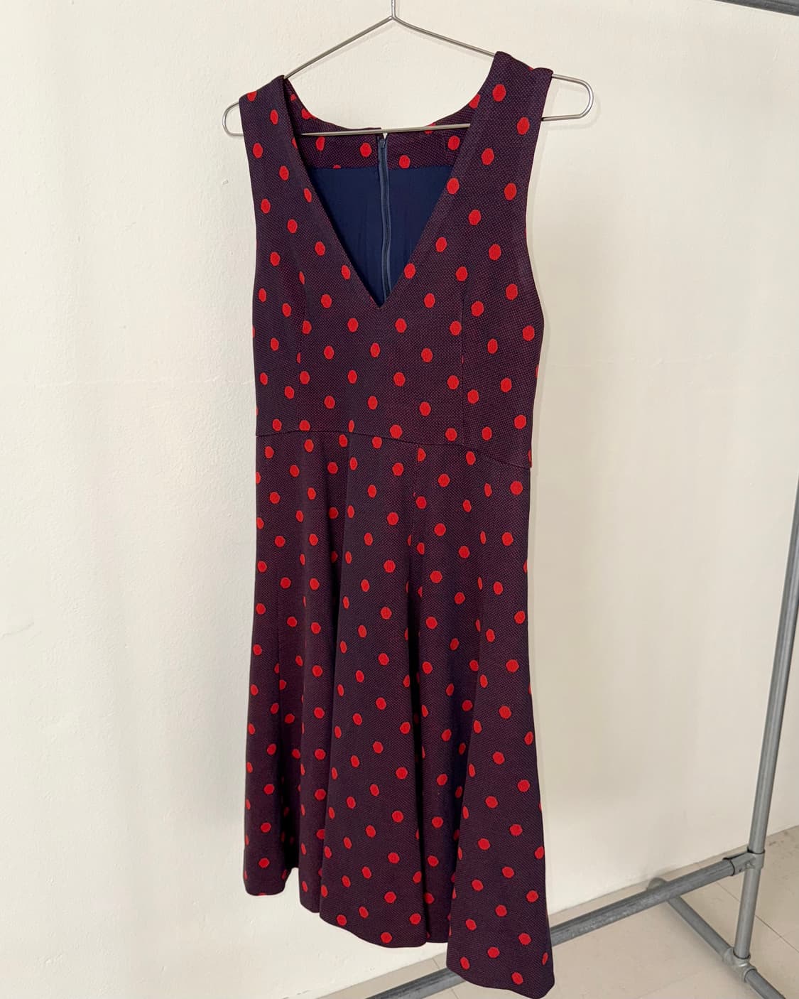 빈티지 도트 원피스 상품이미지3