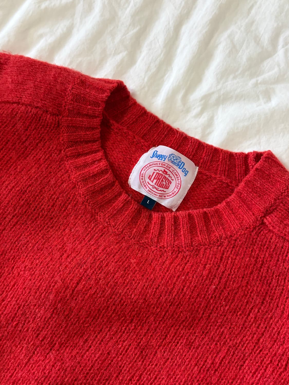 제이프레스 쉐기독 니트 L, 레드 / 할리오브스코트랜드, 하울린 상품이미지2