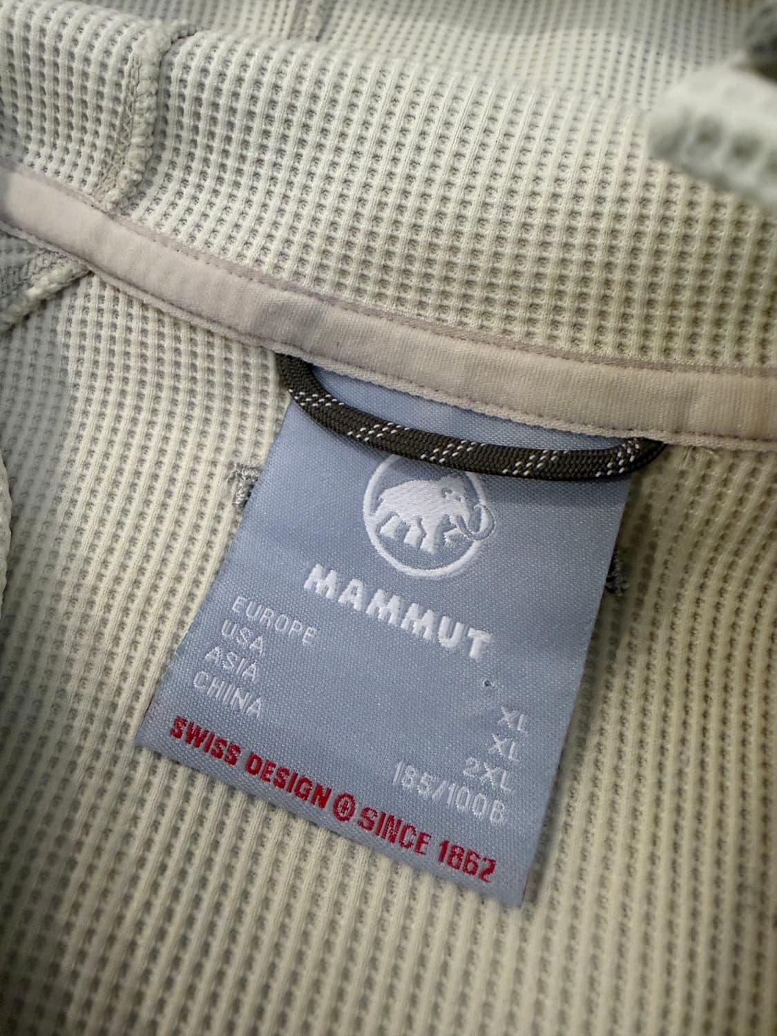 마무트 라스텐 미드레이어 와플 써멀 투웨이 후드집업 상품이미지4