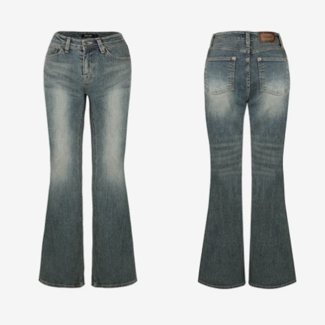 [3] 오도어 빈티지 로우 진 빈티지블루 상품이미지4