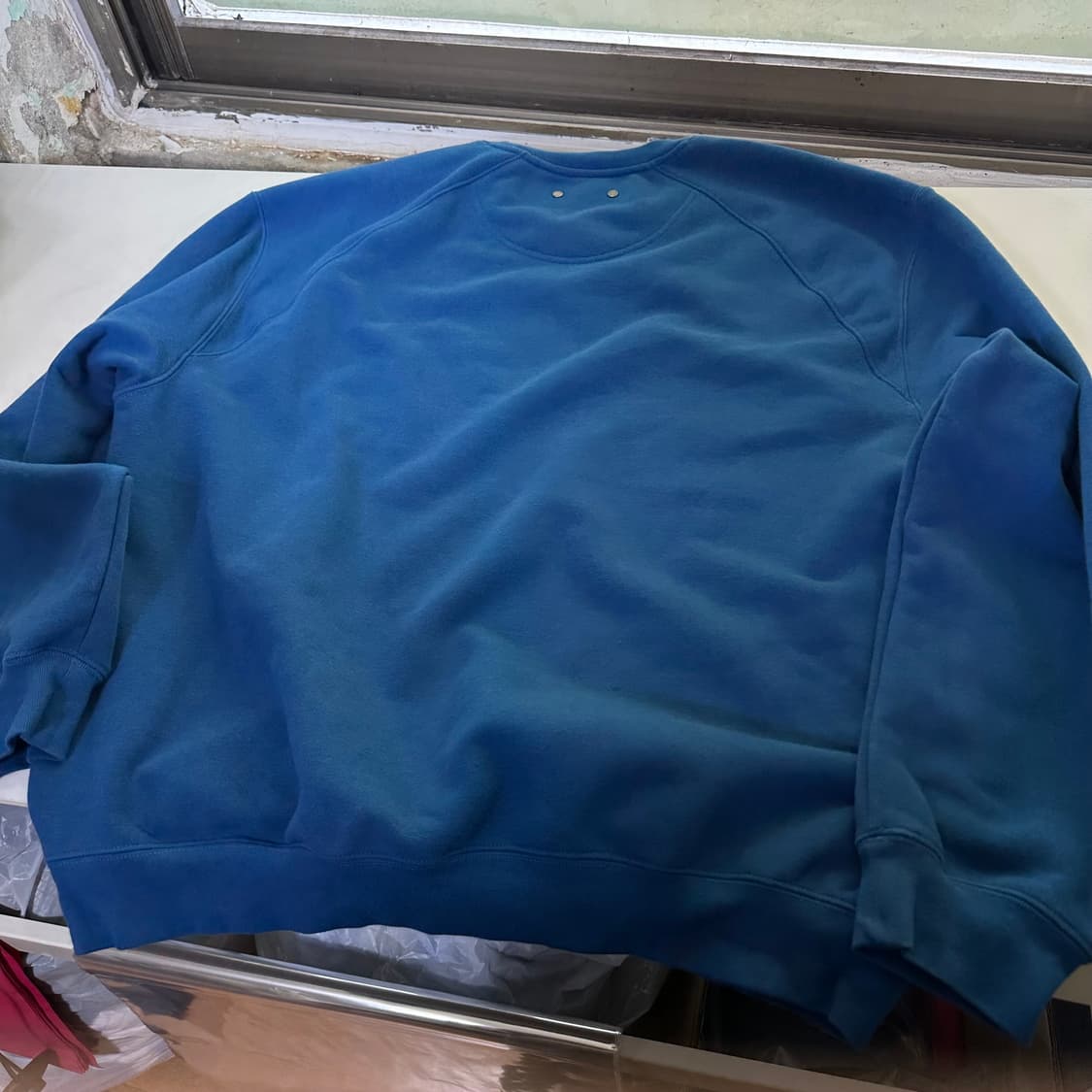 M-L 일꼬르소 오버핏 딥블루 스웻 맨투맨 상품이미지6