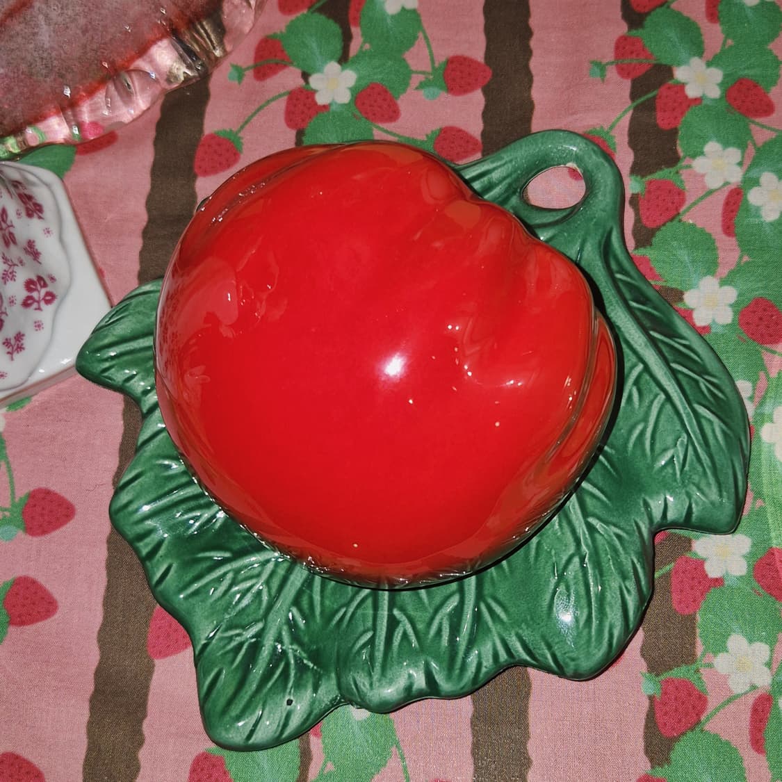 70s 가토 토마토 도자기 벽걸이 홀더 상품이미지6