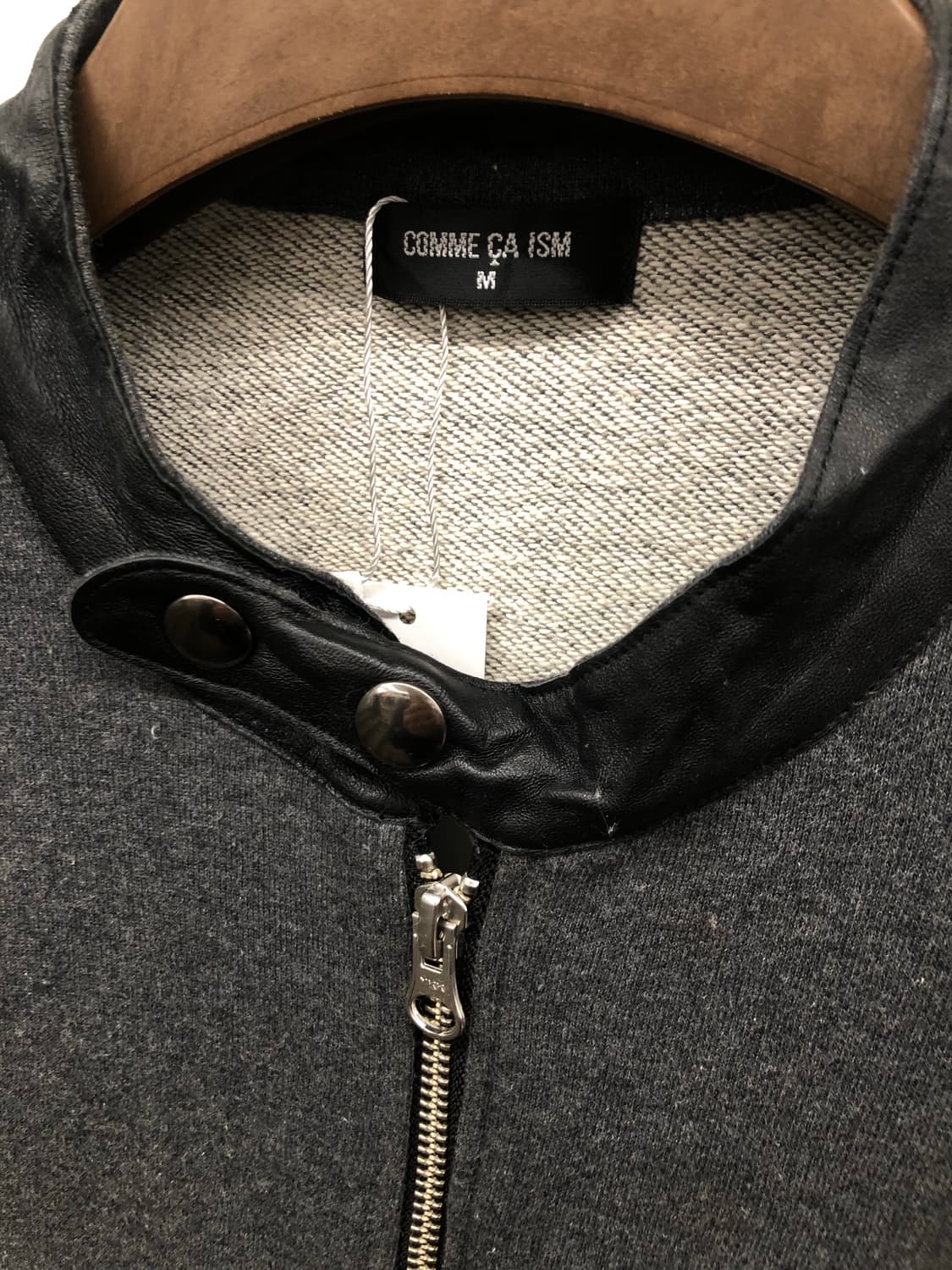 콤 사 이즘 코튼 바이커 자켓 상품이미지4