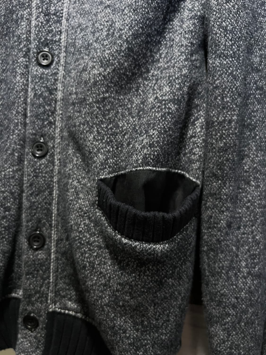 [M]BEAMS PLUS 빔즈 ORIGINAL FABRIC 니트 가디건 상품이미지3