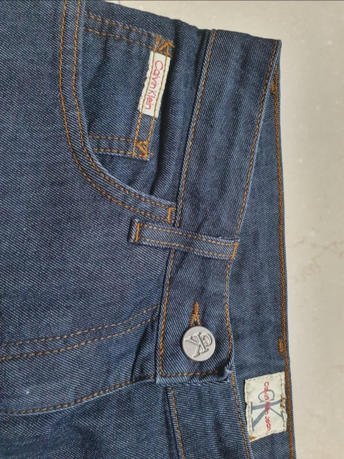 캘빈크라인 빈티지  데님스커트 상품이미지1