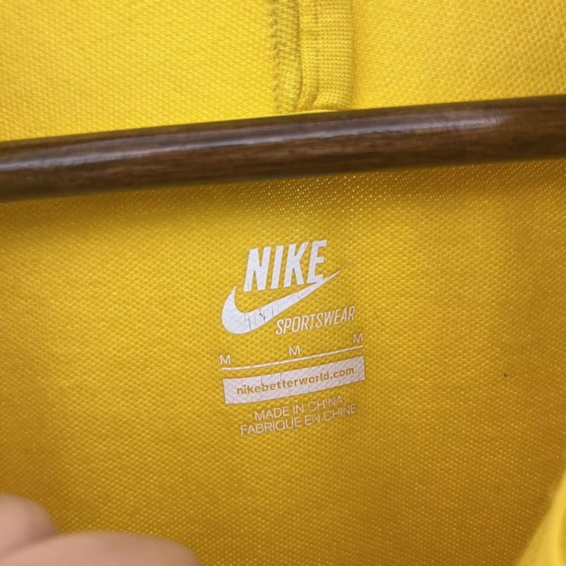 나이키 레트로 Y2K 00's 슬림핏 머스타드 져지 집업 M C10811 상품이미지5