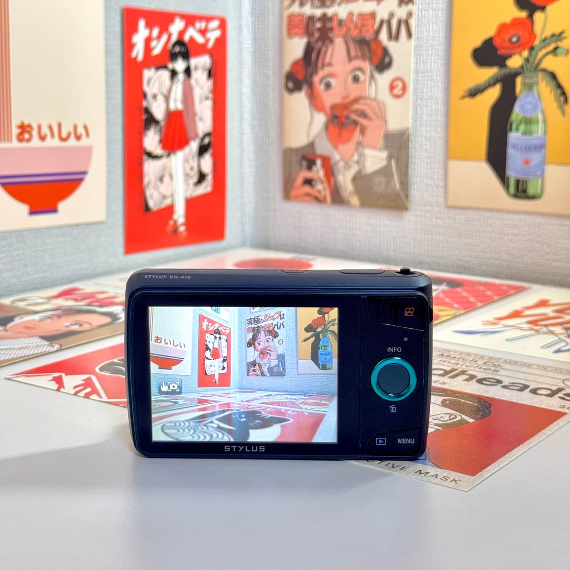 올림푸스 VH-410 블루 빈티지디카 상품이미지2