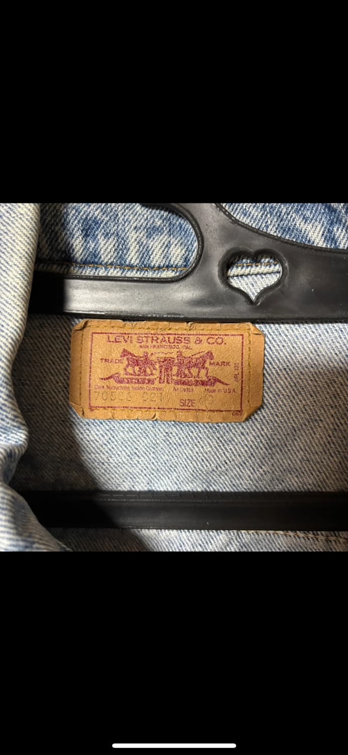 (95) 80‘s 리바이스 Hot Rodders 데님 자켓 상품이미지4