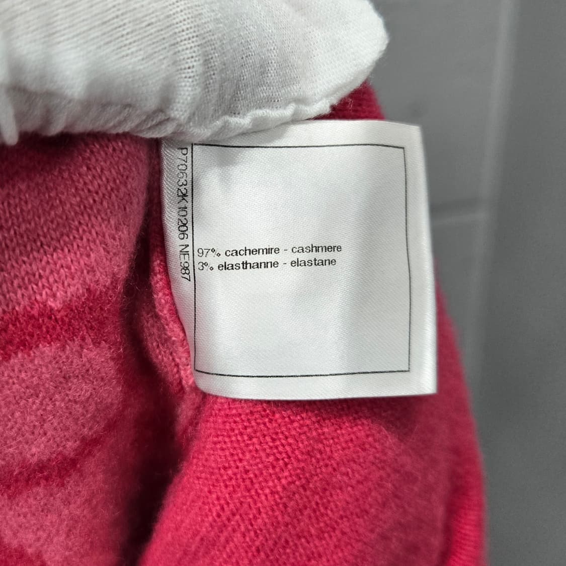 샤넬 캐시미어 멀티로고 조거팬츠 오버핏36 상품이미지6