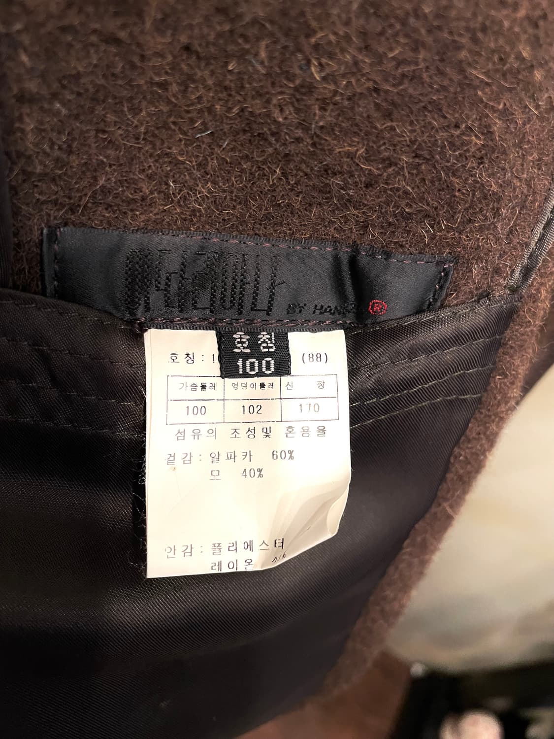 정품))77~88 이따리아나 울, 알파카 자켓 상품이미지9