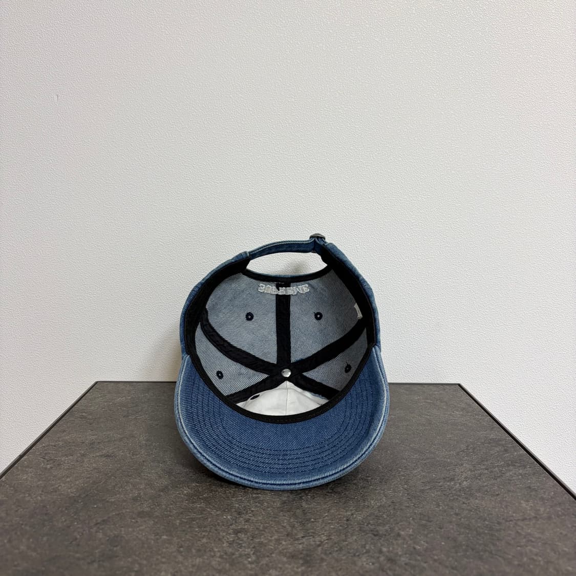 (OS) 슈프림 S로고 볼캡 모자 워시드 데님 상품이미지5