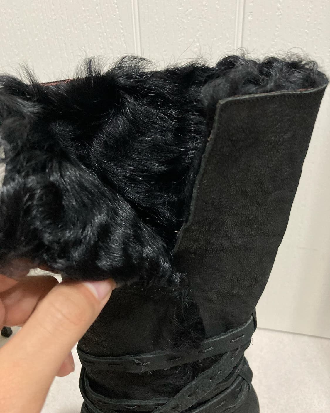 Novespazio 스트랩 퍼 롱부츠 상품이미지5