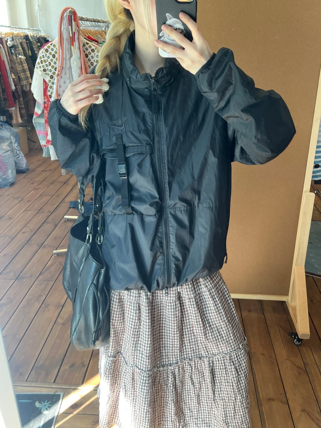 나이키 블랙 포켓 바람막이 상품이미지6