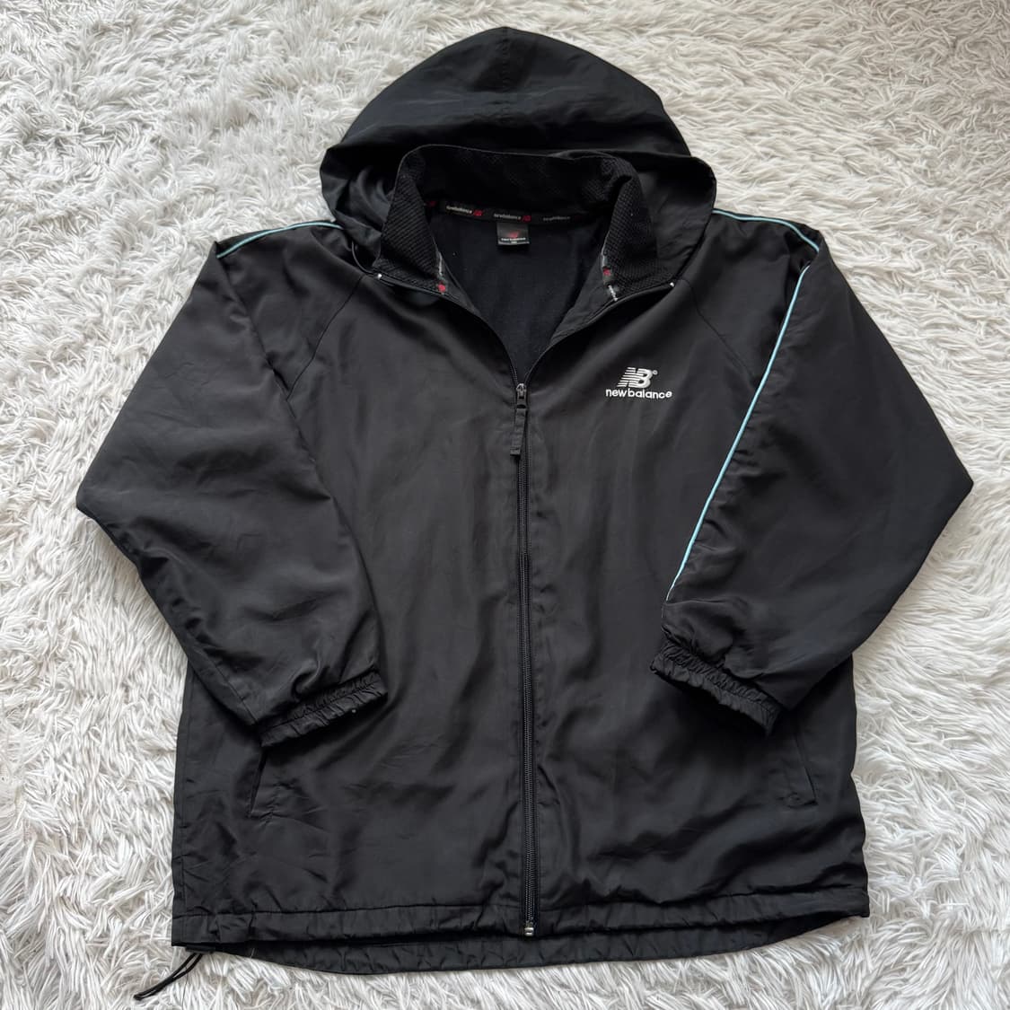 NEW BALANCE 일본빈티지 나일론 바람막이 후드집업 뉴발란스바람막이 상품이미지2