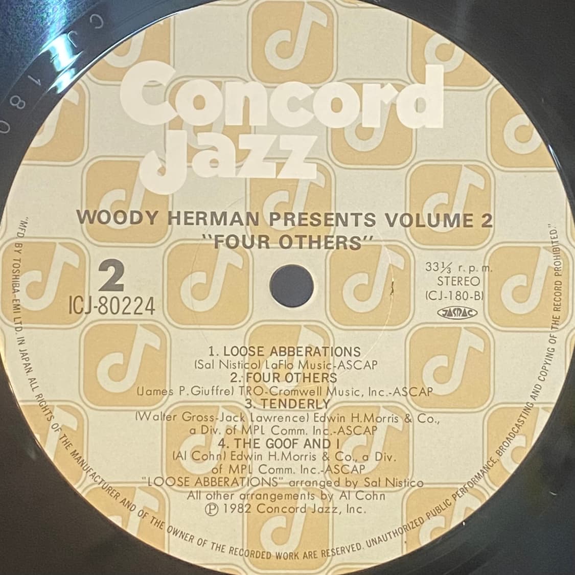 (LP-일본수입) Woody Herman-Four Others 상품이미지5