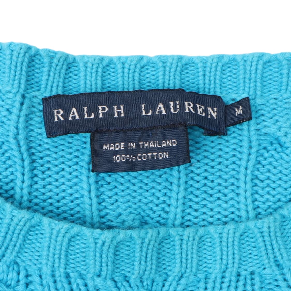 폴로 랄프로렌 라이트 블루 케이블 니트 상품이미지8