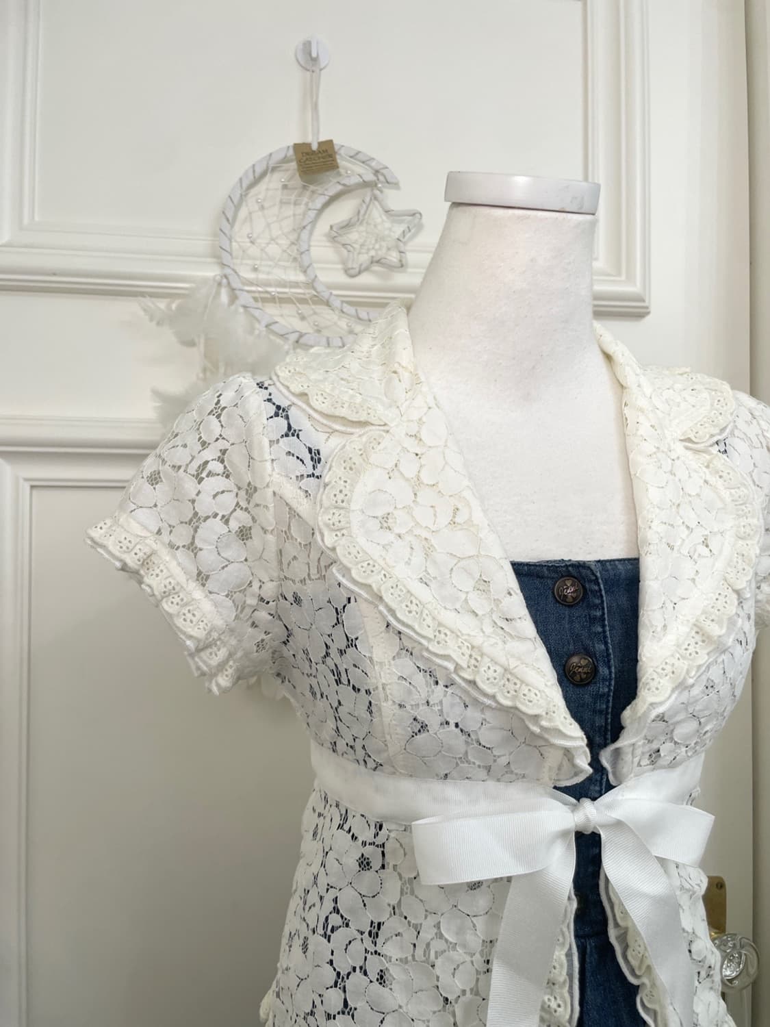 ivory lace summer bolero 상품이미지6