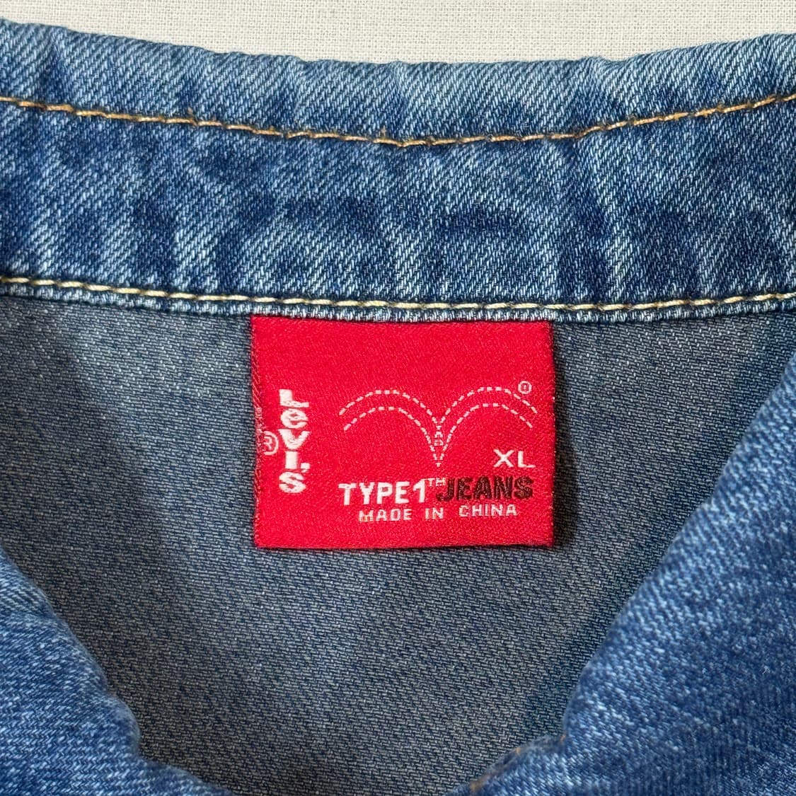XL) 리바이스 아이코닉 type1 데님 웨스턴 셔츠 상품이미지6