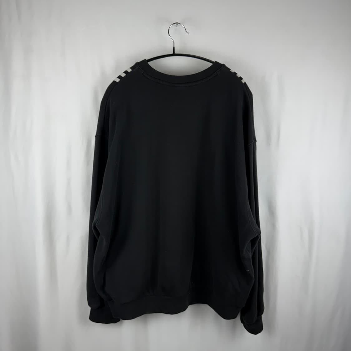 XL) 아디다스 70s 삼선 맨투맨 블랙 상품이미지5