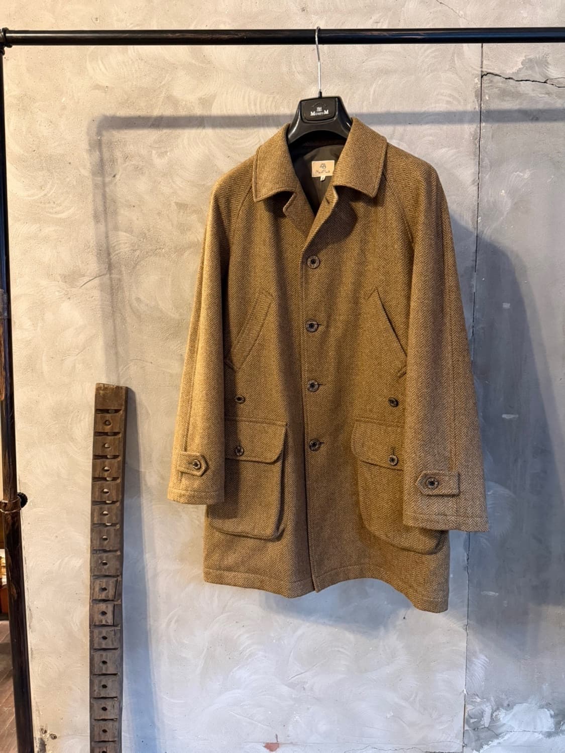 maul ruck 브라운 헤링본 아웃도어코트 남성100 상품이미지10