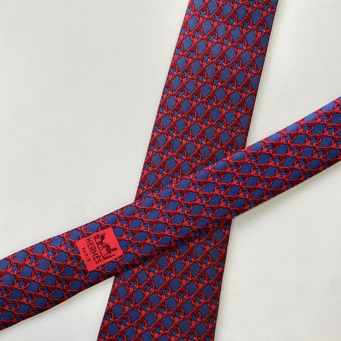 에르메스 명품 정품넥타이(HERMES)8.3cm 상품이미지4