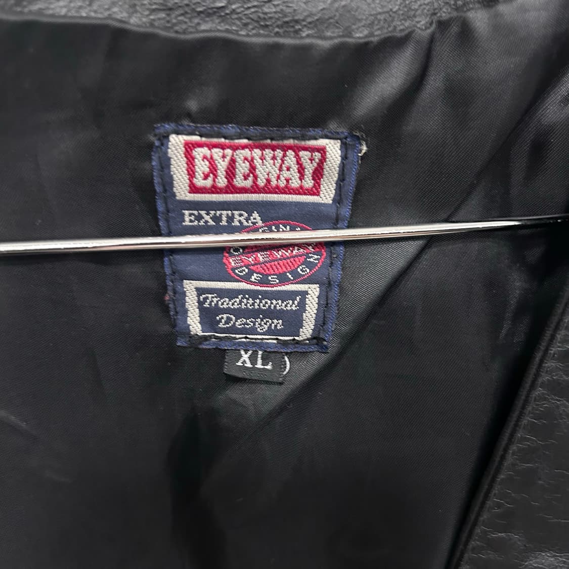 EYEWAY 빈티지 카우하이드 절개 레더 베스트 상품이미지3
