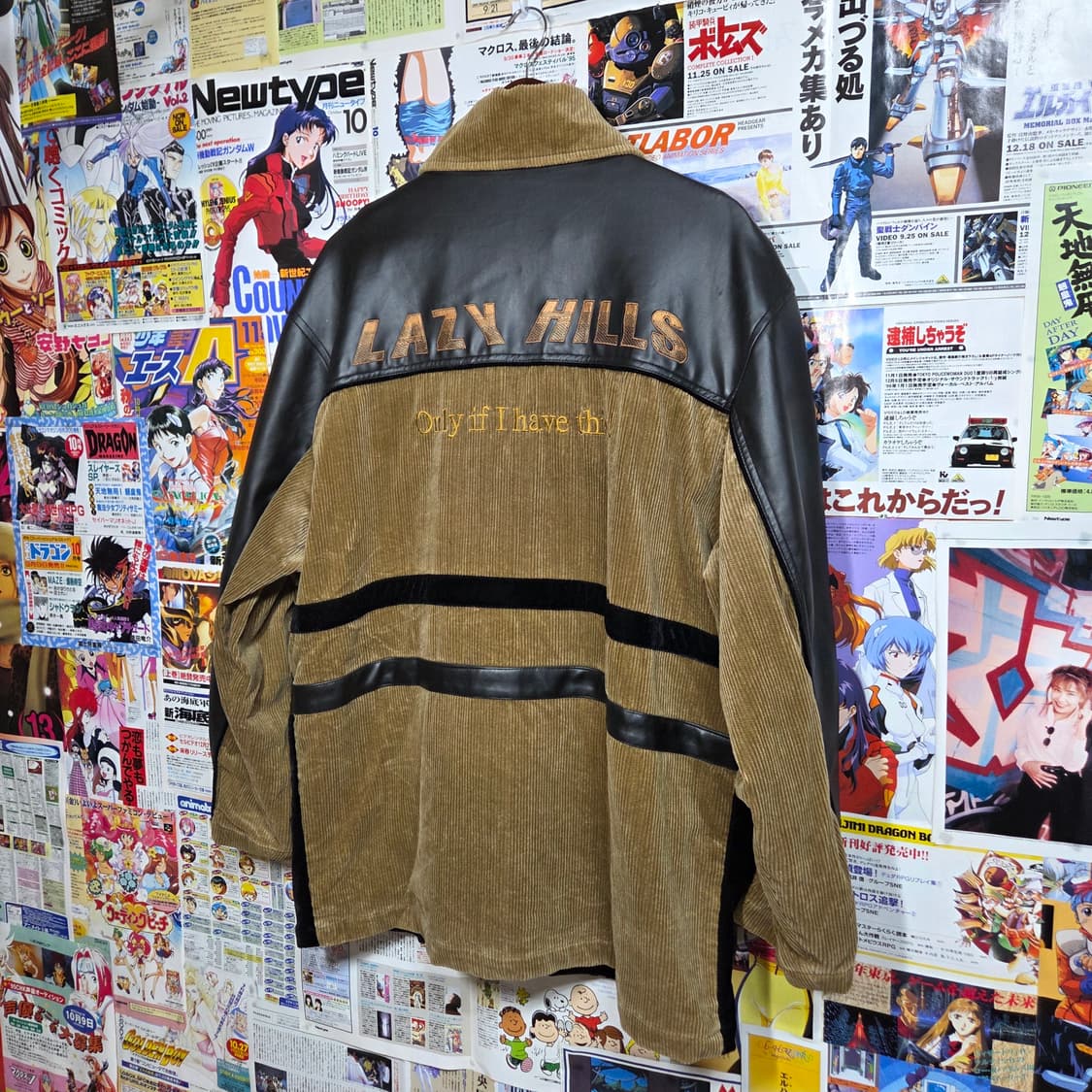 JPN 코듀로이 레더 브라운 필드 자켓 상품이미지5