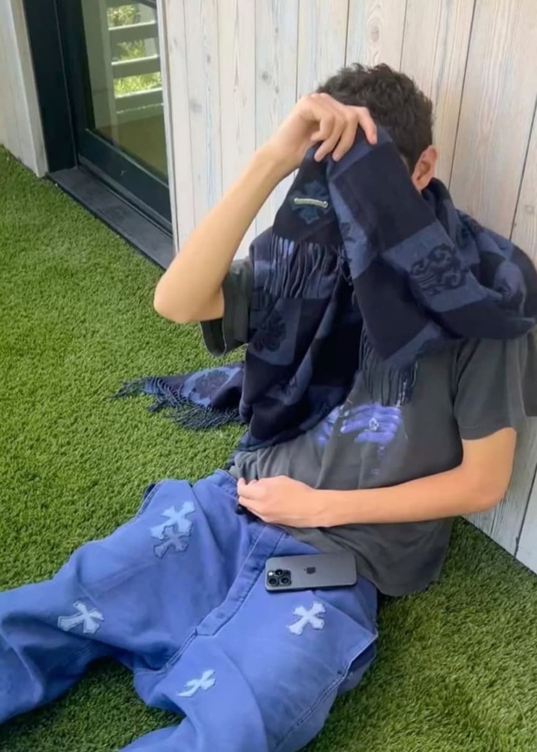 빈티지 Jimi hendrix 퍼플 페이스 반팔 상품이미지1