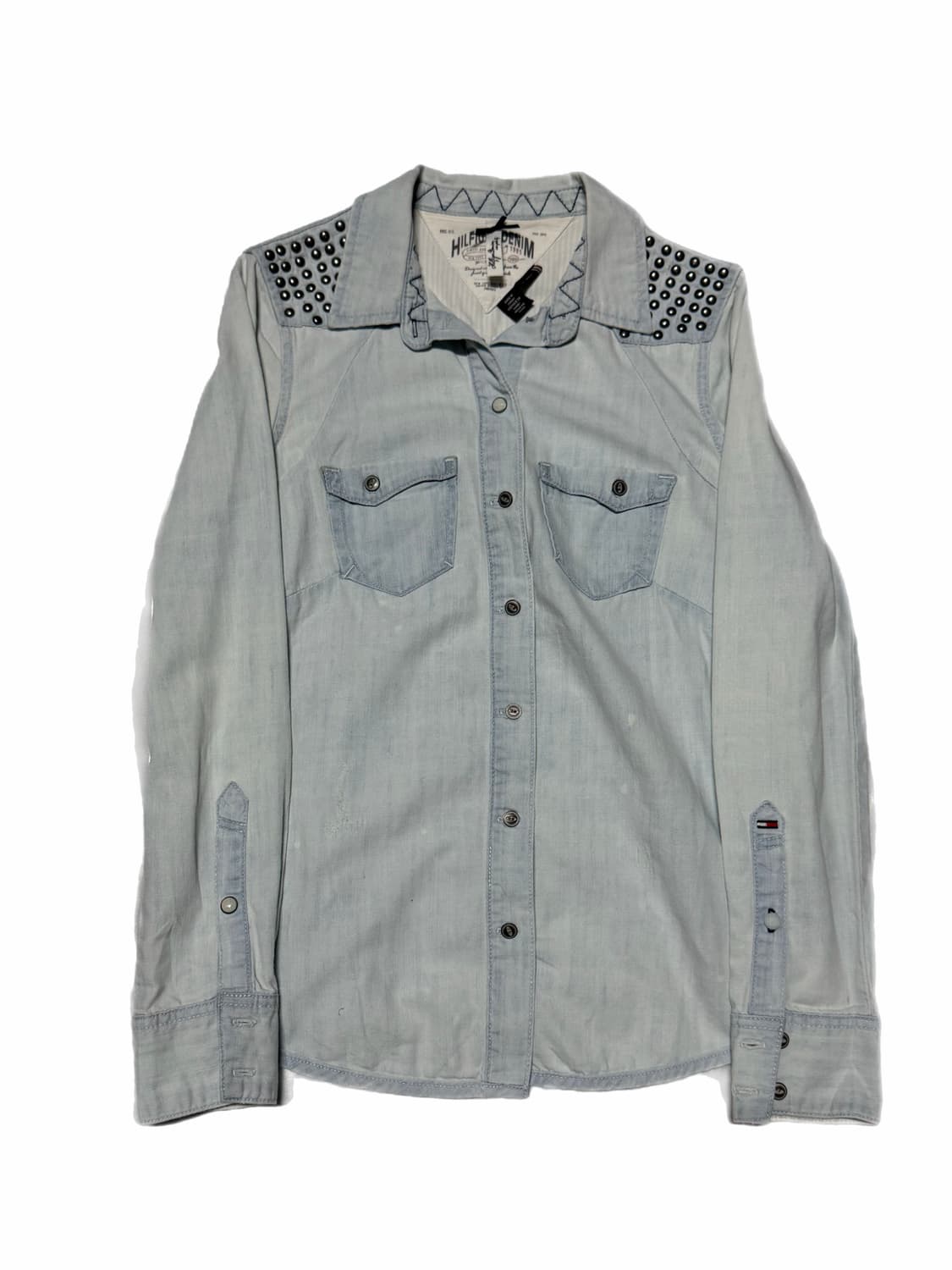 Hilfiger Denim Fade Stud Denim Shirt 상품이미지1